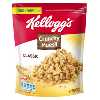 Kellogg's Crunchy Muesli Chocolate 500g - Drinks n' More